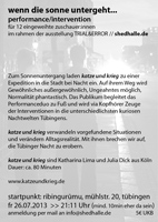 Shedhalle -Wenn die Sonne untergeht- TRIAL&ERROR 26. Juli 2013